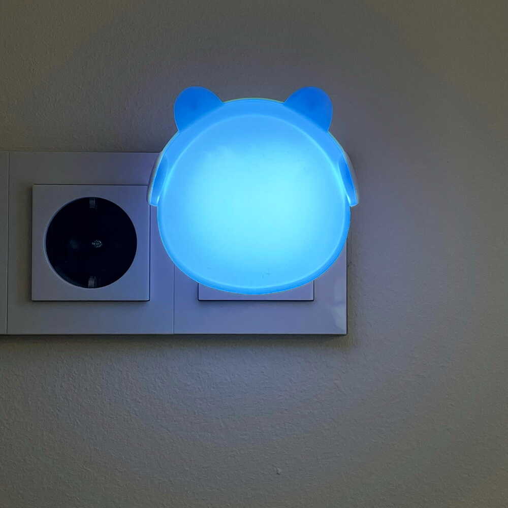 Нічник LED SONIC 0,6W із сутінковим сенсором блакитний Violux ( 310304​​​​​ ) 